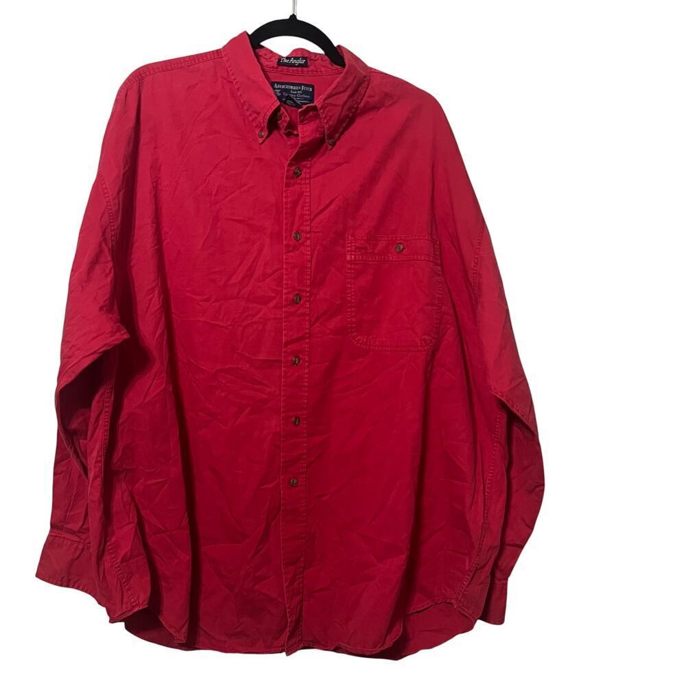 Vintage Abercrombie and Fitch Mens Cotton Button Up Shirt Size XL